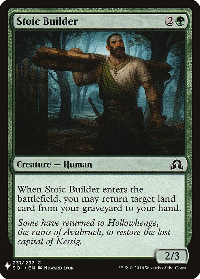 Stoic Builder [Mystery Booster] | Galactic Gamez