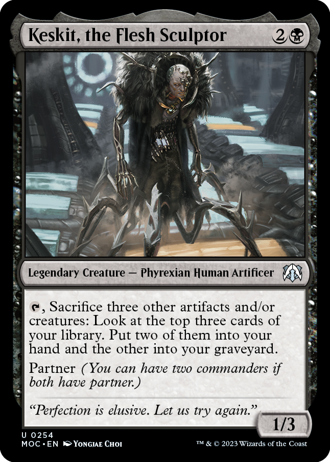 Keskit, the Flesh Sculptor [March of the Machine Commander] | Galactic Gamez