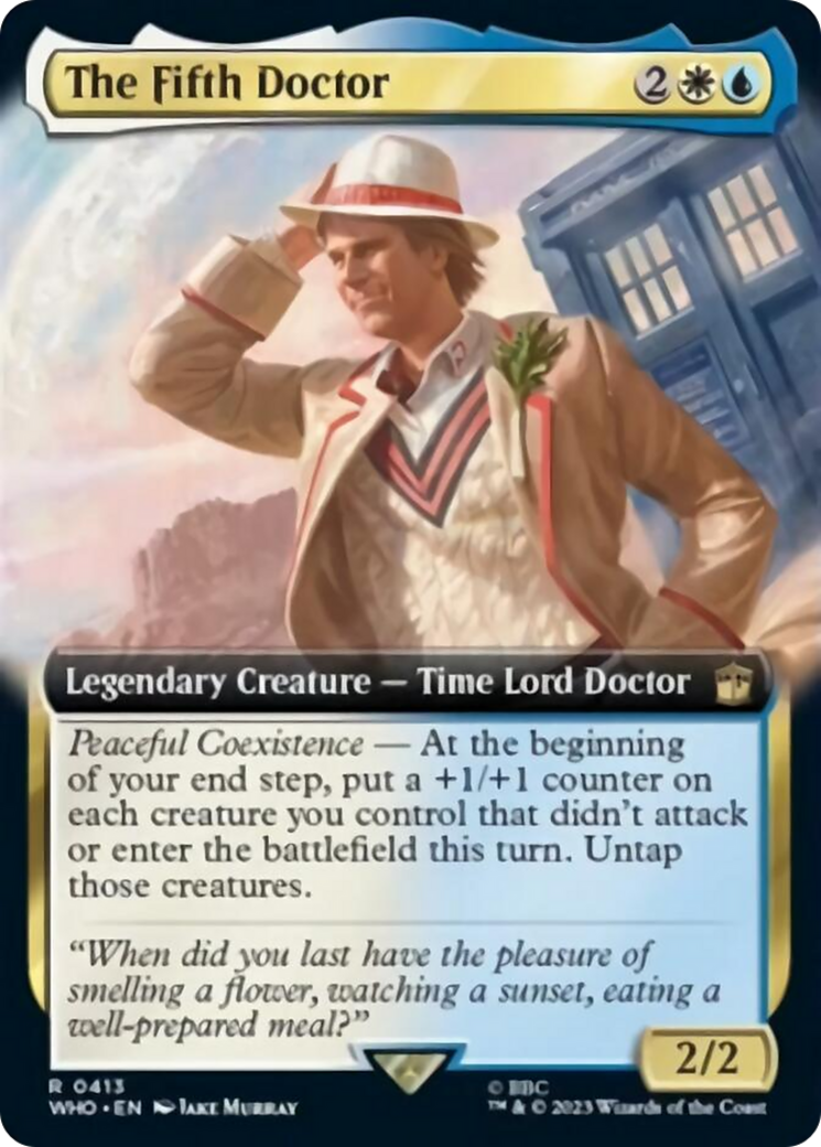 The Fifth Doctor (Extended Art) [Doctor Who] | Galactic Gamez