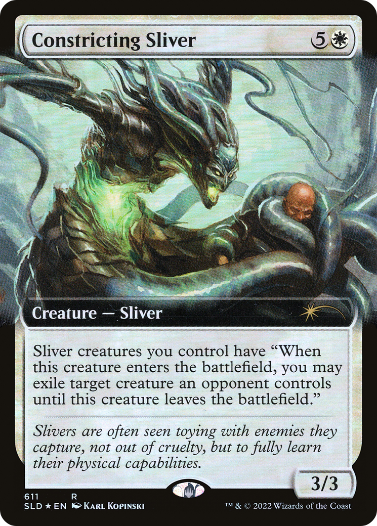 Constricting Sliver (Extended Art) [Secret Lair Drop Promos] | Galactic Gamez