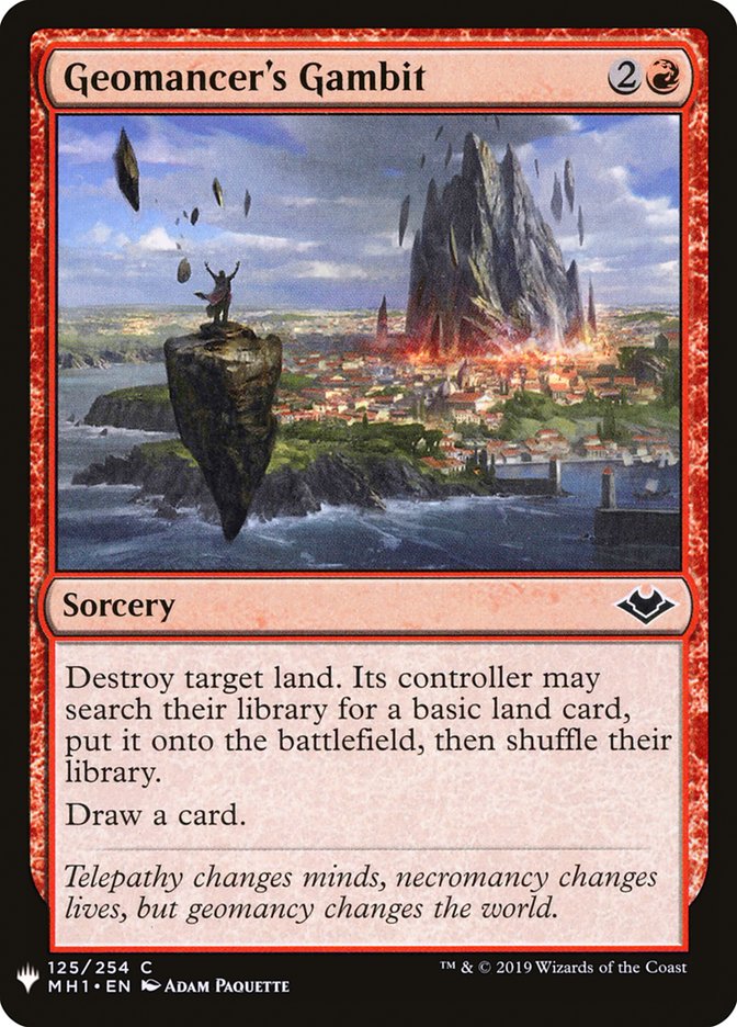 Geomancer's Gambit [Mystery Booster] | Galactic Gamez