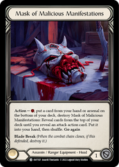 Mask of Malicious Manifestations [OUT157] (Outsiders) | Galactic Gamez