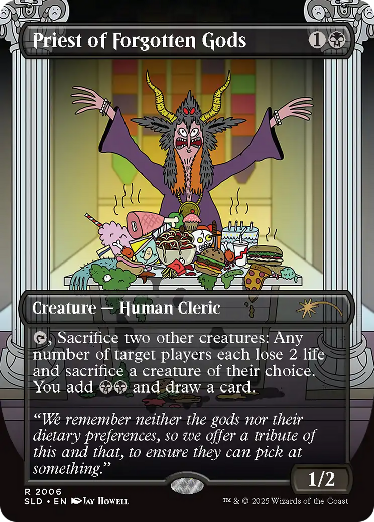 Priest of Forgotten Gods (Rainbow Foil) [Secret Lair Drop Series] | Galactic Gamez