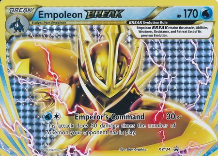 Empoleon BREAK (XY134) (Jumbo Card) [XY: Black Star Promos] | Galactic Gamez