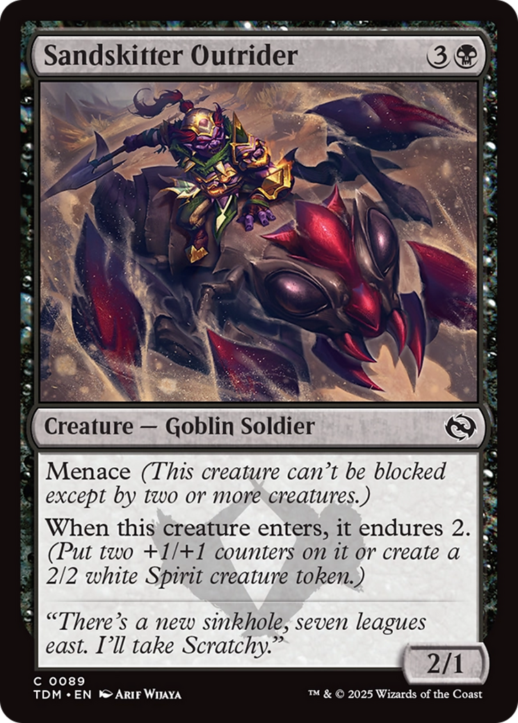 Sandskitter Outrider [Tarkir: Dragonstorm] | Galactic Gamez