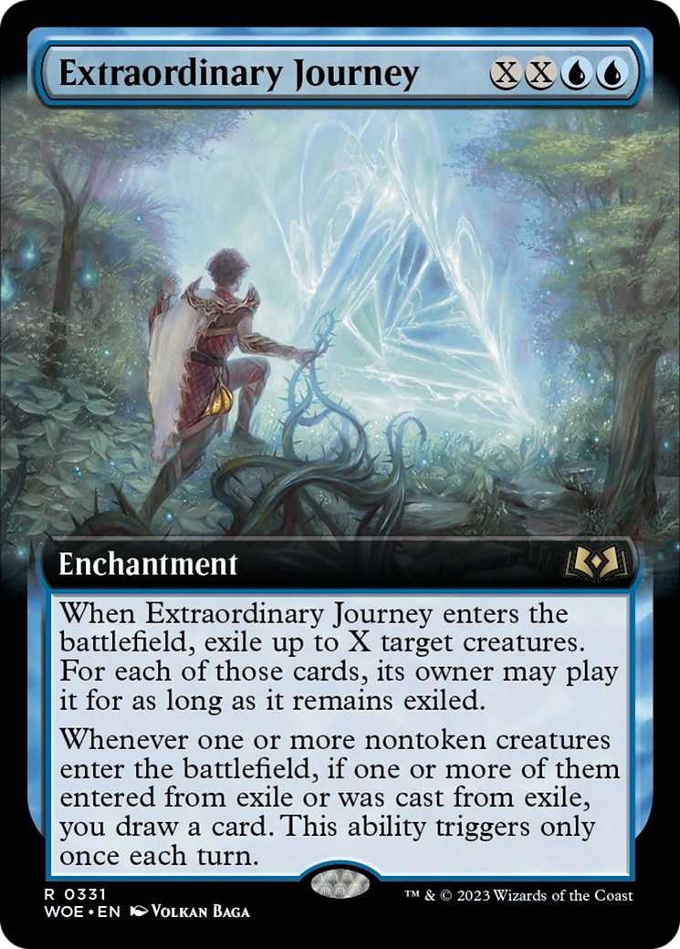 Extraordinary Journey (Extended Art) [Wilds of Eldraine] | Galactic Gamez