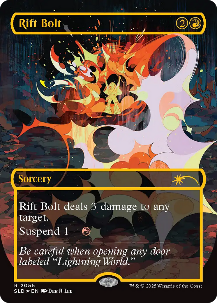 Rift Bolt (2055) (Raised Foil) [Secret Lair Drop Series] | Galactic Gamez