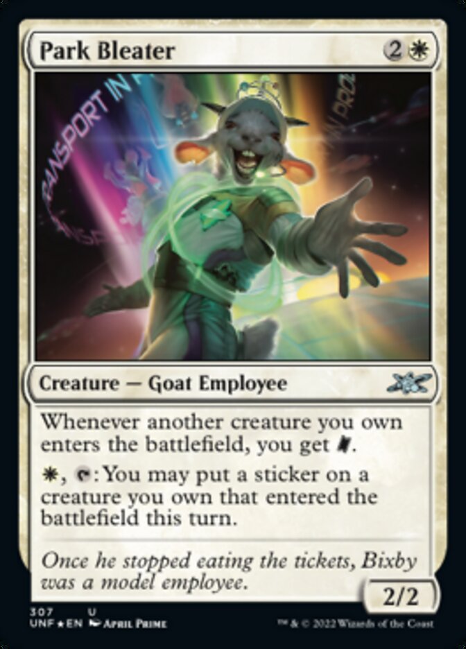 Park Bleater (Galaxy Foil) [Unfinity] | Galactic Gamez