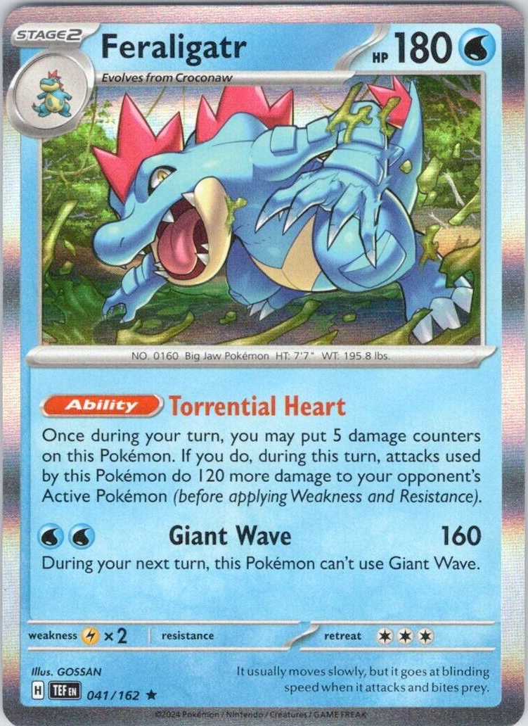 Feraligatr (041/162) [Scarlet & Violet: Temporal Forces] | Galactic Gamez