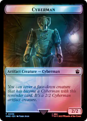 Copy // Cyberman Double-Sided Token (Surge Foil) [Doctor Who Tokens] | Galactic Gamez