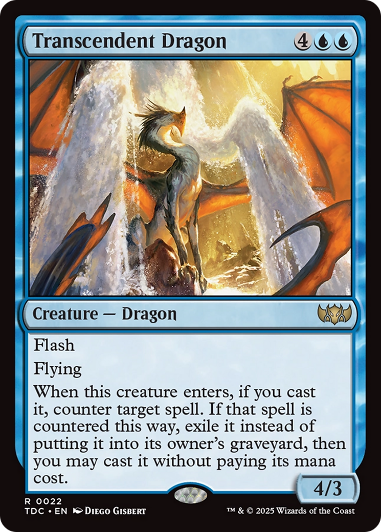 Transcendent Dragon [Tarkir: Dragonstorm Commander] | Galactic Gamez