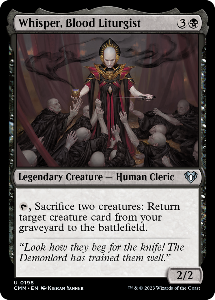 Whisper, Blood Liturgist [Commander Masters] | Galactic Gamez