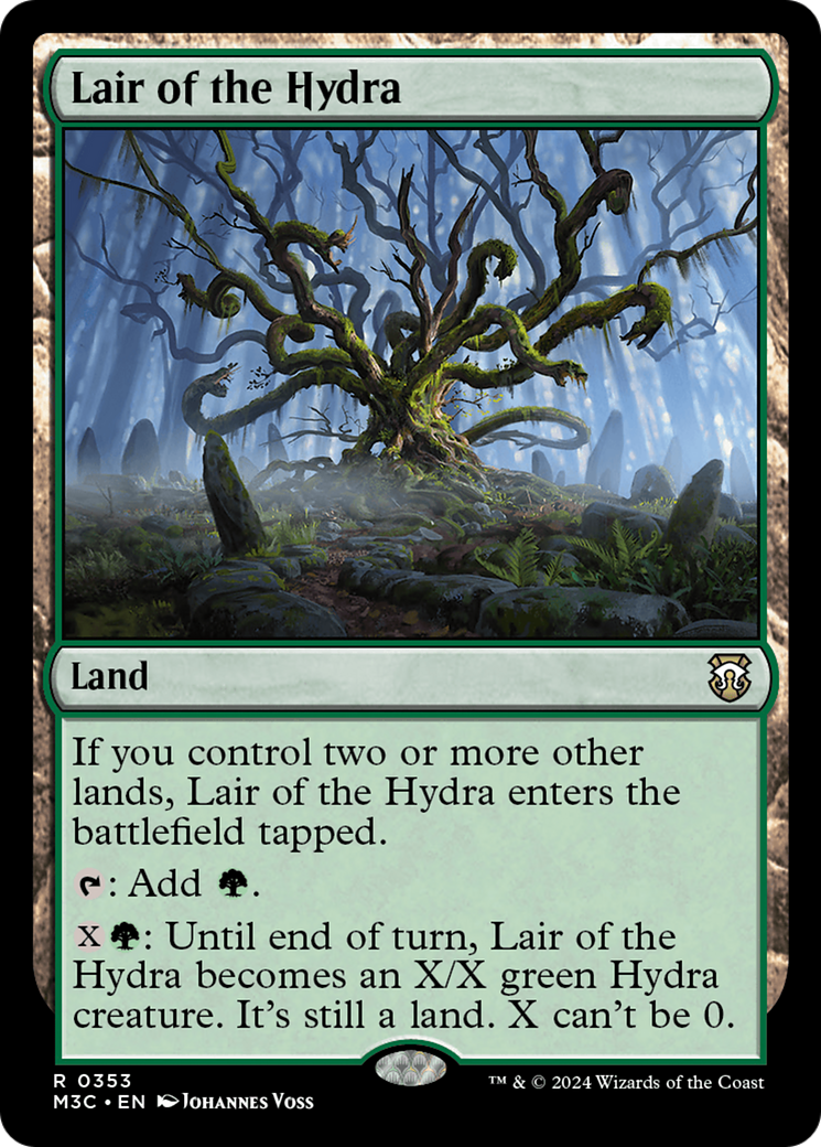 Lair of the Hydra (Ripple Foil) [Modern Horizons 3 Commander] | Galactic Gamez