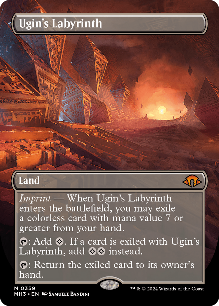 Ugin's Labyrinth (Borderless) [Modern Horizons 3] | Galactic Gamez