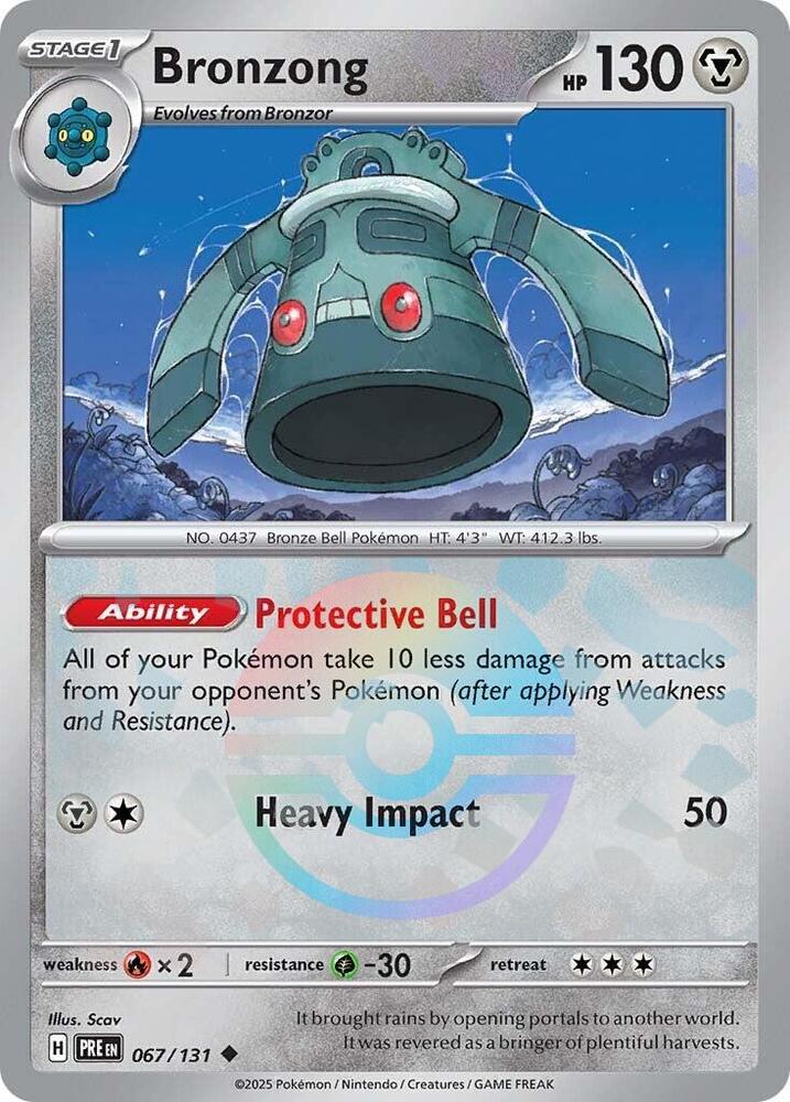 Bronzong (067/131) (Poke Ball Pattern) [Scarlet & Violet: Prismatic Evolutions] | Galactic Gamez