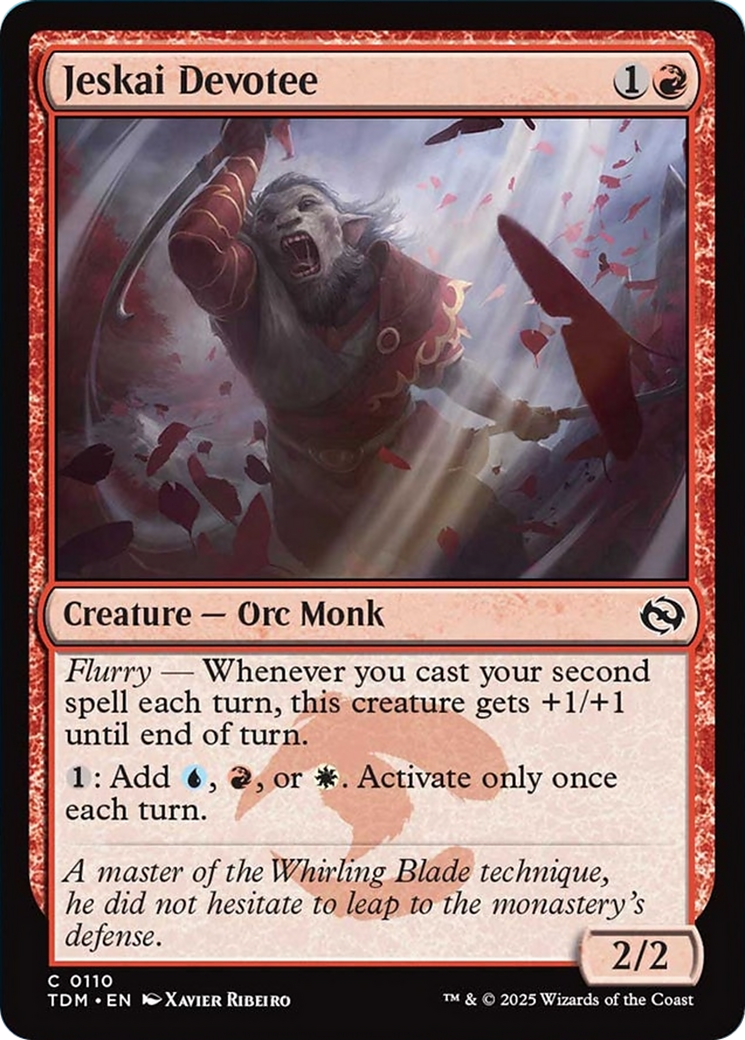 Jeskai Devotee [Tarkir: Dragonstorm] | Galactic Gamez
