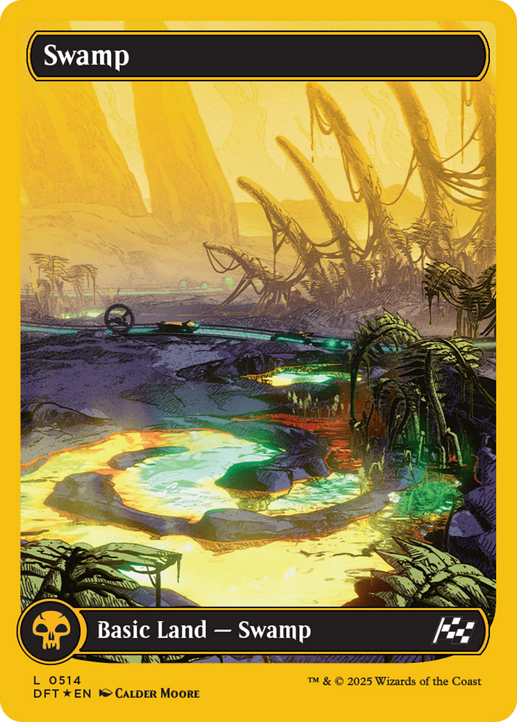 Swamp (0514) (First-Place Foil) [Aetherdrift] | Galactic Gamez