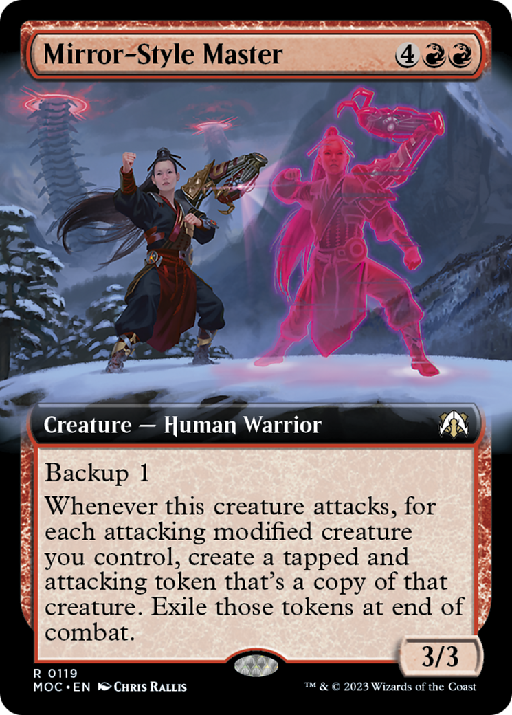 Mirror-Style Master (Extended Art) [March of the Machine Commander] | Galactic Gamez