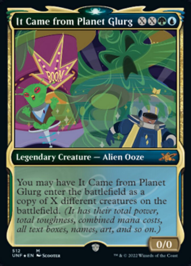 It Came from Planet Glurg (Showcase) (Galaxy Foil) [Unfinity] | Galactic Gamez