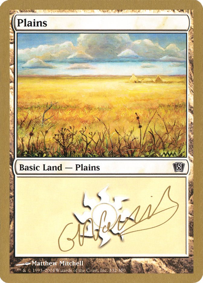 Plains (gn332) (Gabriel Nassif) [World Championship Decks 2004] | Galactic Gamez