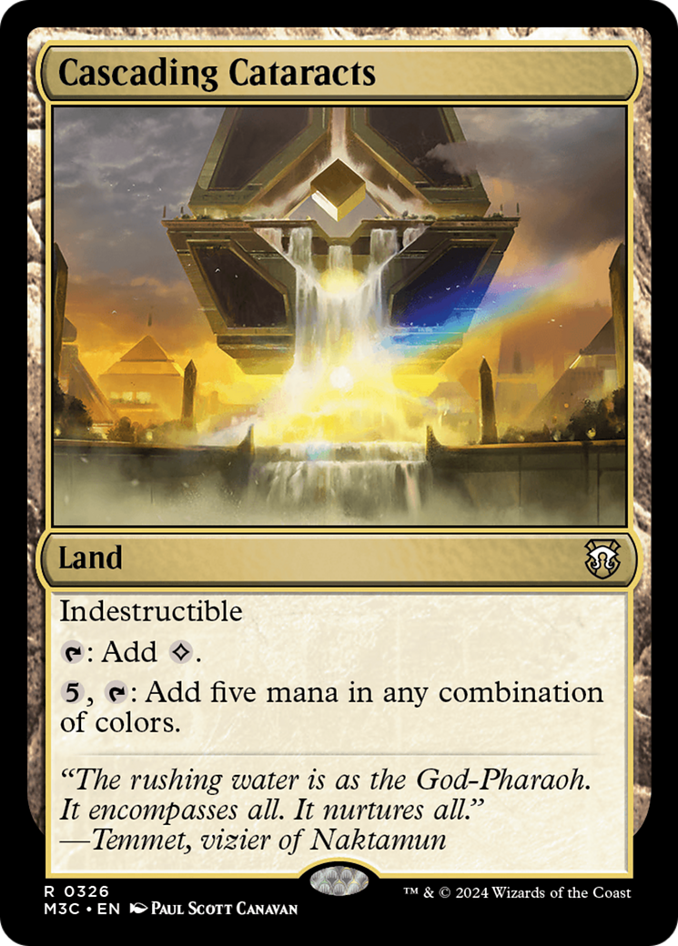 Cascading Cataracts (Ripple Foil) [Modern Horizons 3 Commander] | Galactic Gamez