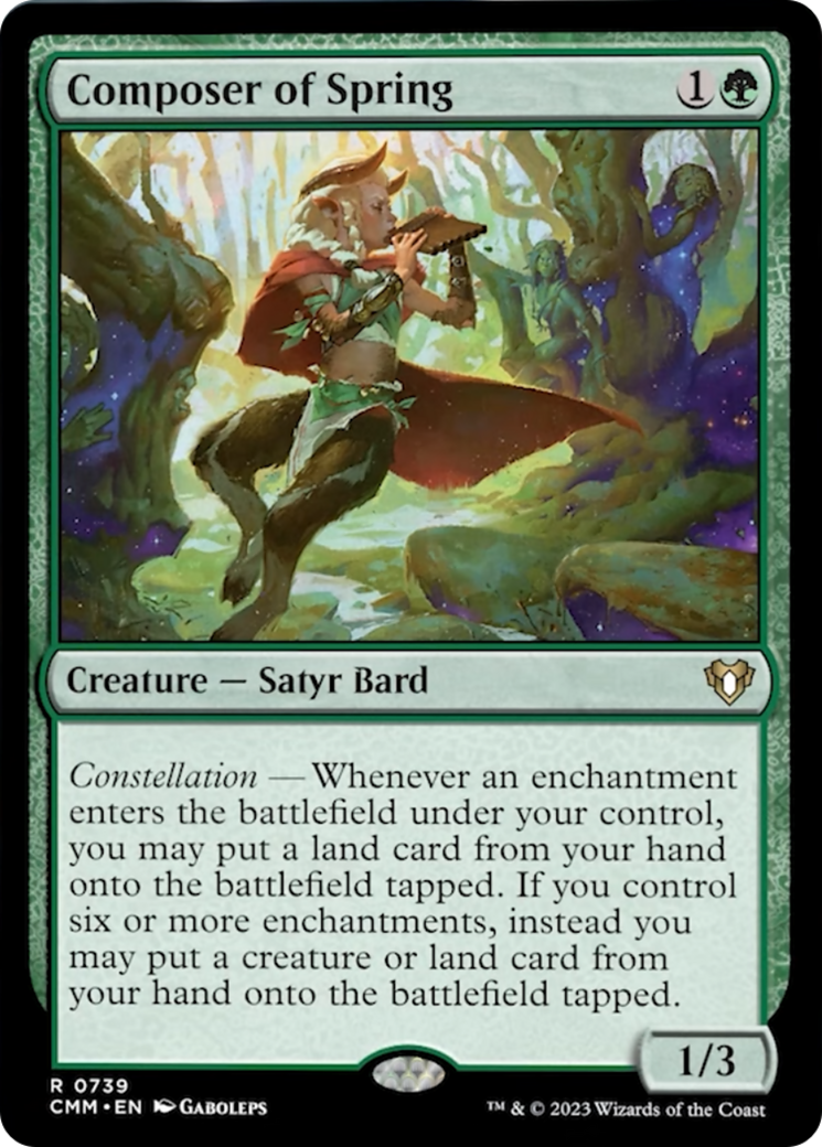 Composer of Spring [Commander Masters] | Galactic Gamez