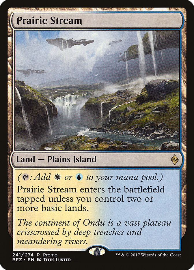 Prairie Stream (Promo) [Standard Showdown Promos] | Galactic Gamez