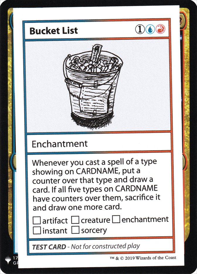 Bucket List [Mystery Booster Playtest Cards] | Galactic Gamez