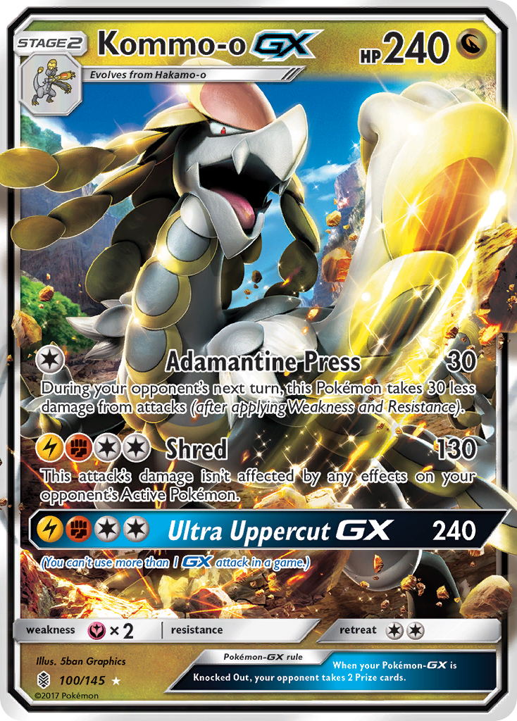 Kommo-o GX (100/145) [Sun & Moon: Guardians Rising] | Galactic Gamez