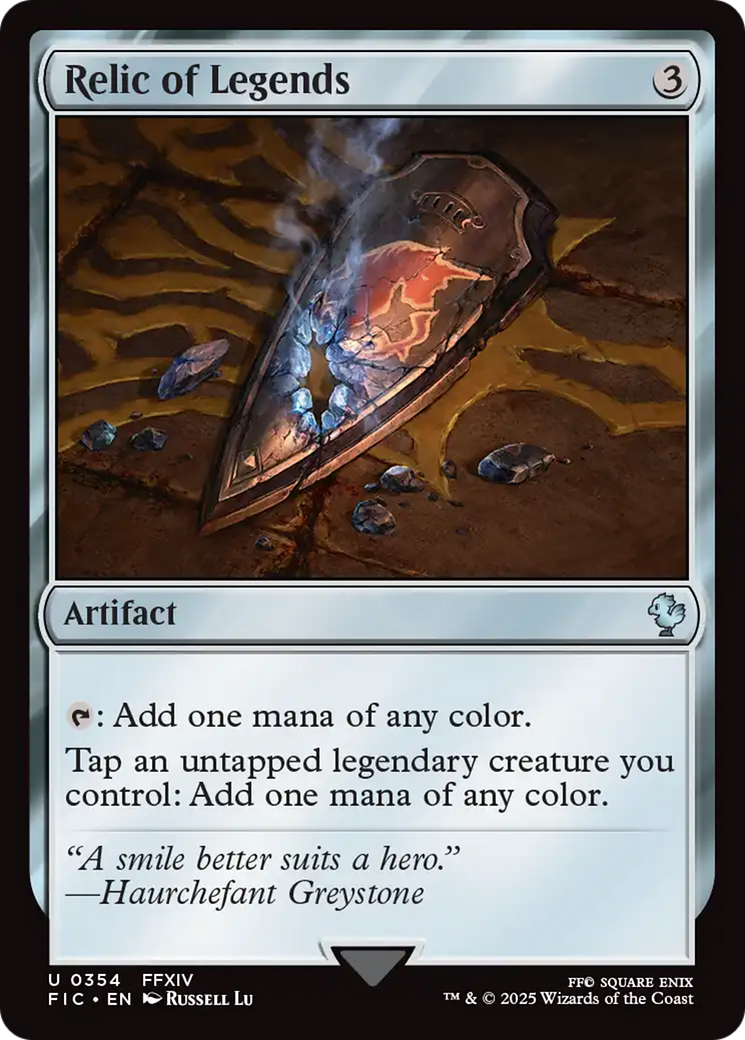 Relic of Legends [FINAL FANTASY Commander] | Galactic Gamez