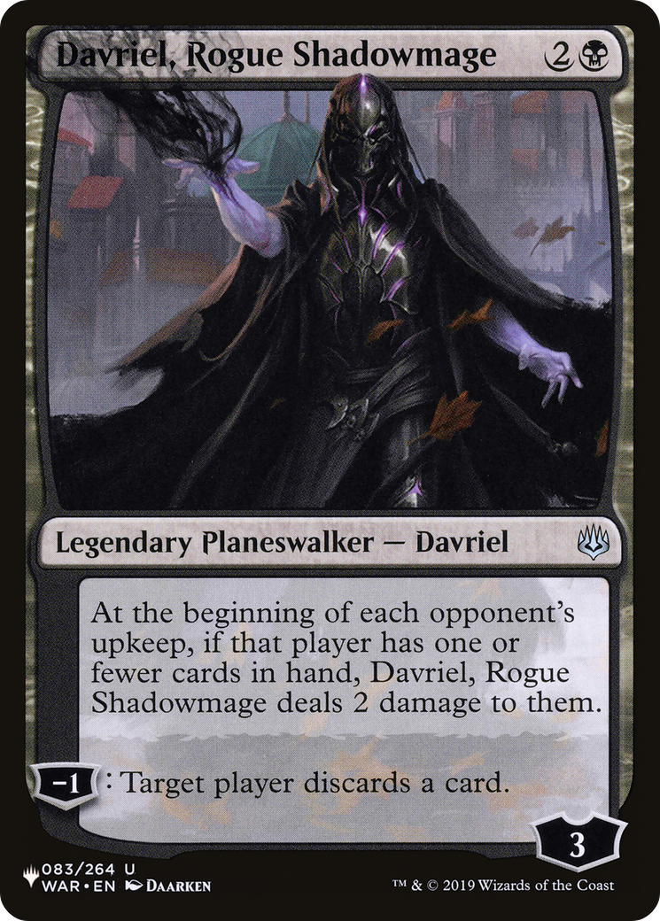 Davriel, Rogue Shadowmage [The List Reprints] | Galactic Gamez