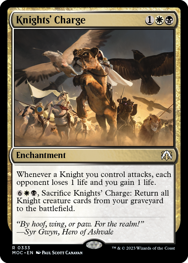 Knights' Charge [March of the Machine Commander] | Galactic Gamez