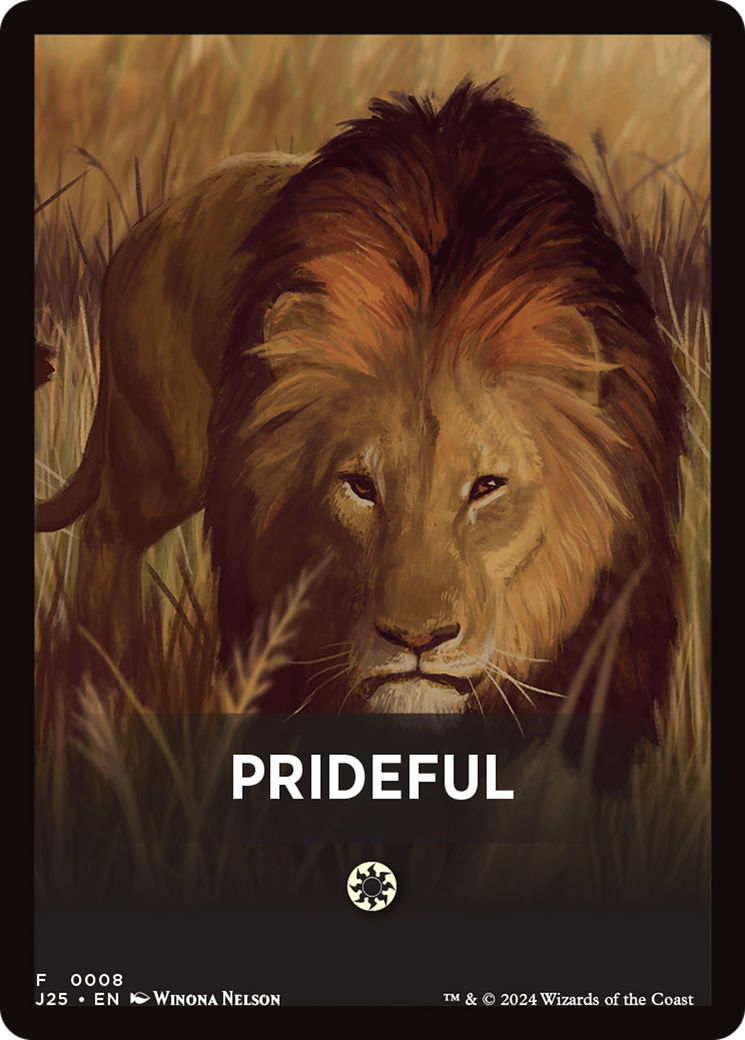 Prideful Theme Card [Foundations Jumpstart Front Cards] | Galactic Gamez