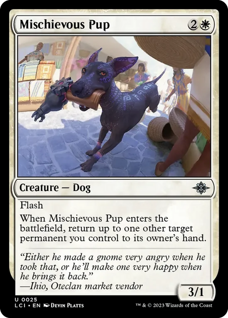 Mischievous Pup [The Lost Caverns of Ixalan] | Galactic Gamez