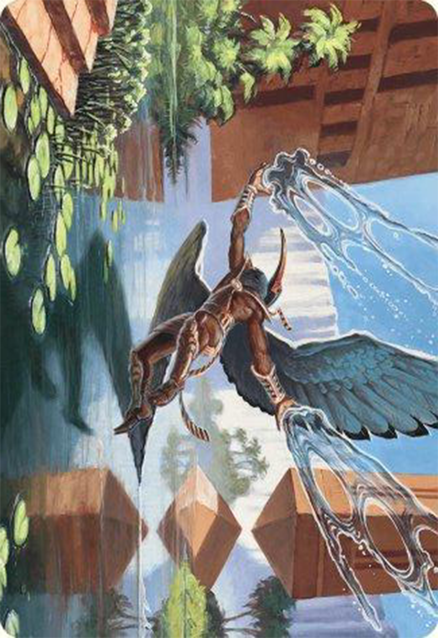 Nadu, Winged Wisdom Art Card [Modern Horizons 3 Art Series] | Galactic Gamez