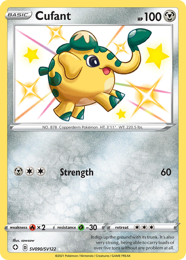 Cufant (SV090/SV122) [Sword & Shield: Shining Fates] | Galactic Gamez