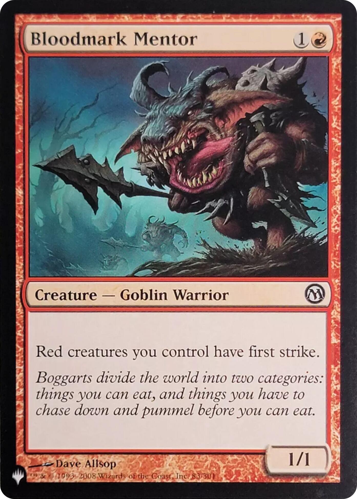 Bloodmark Mentor (83) [The List] | Galactic Gamez