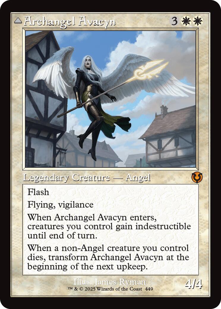 Archangel Avacyn // Avacyn, the Purifier (Retro Frame) [Innistrad Remastered] | Galactic Gamez