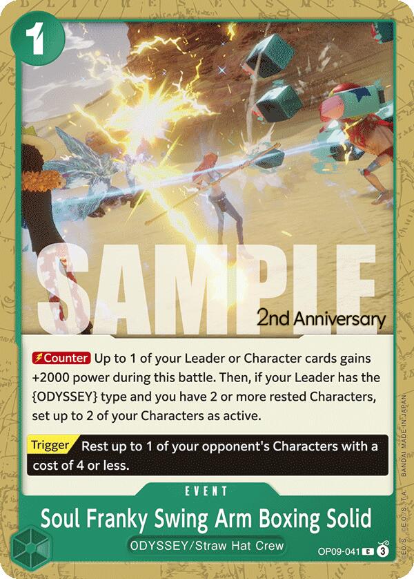 Soul Franky Swing Arm Boxing Solid [Emperors in the New World: 2nd Anniversary Tournament Cards] | Galactic Gamez