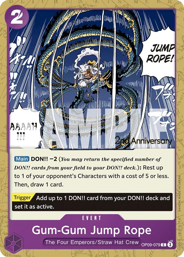 Gum-Gum Jump Rope [Emperors in the New World: 2nd Anniversary Tournament Cards] | Galactic Gamez