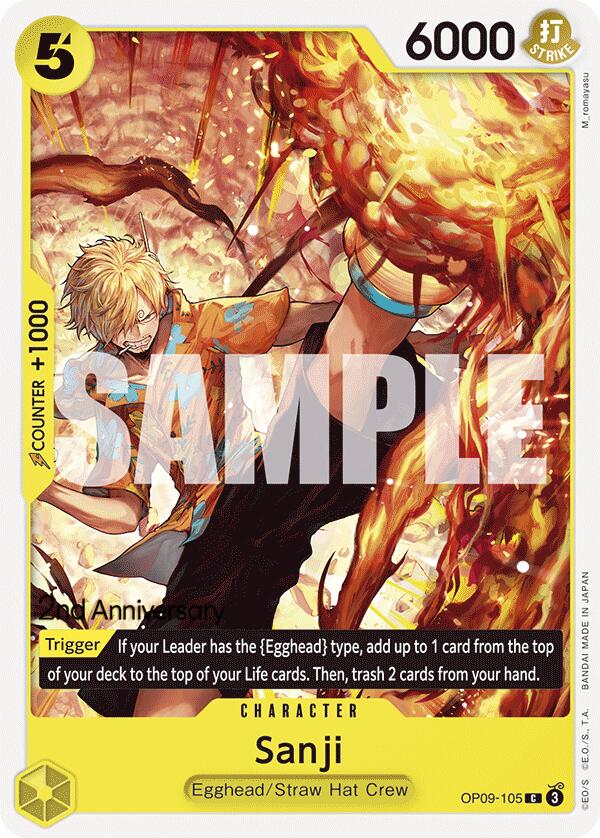 Sanji [Emperors in the New World: 2nd Anniversary Tournament Cards] | Galactic Gamez