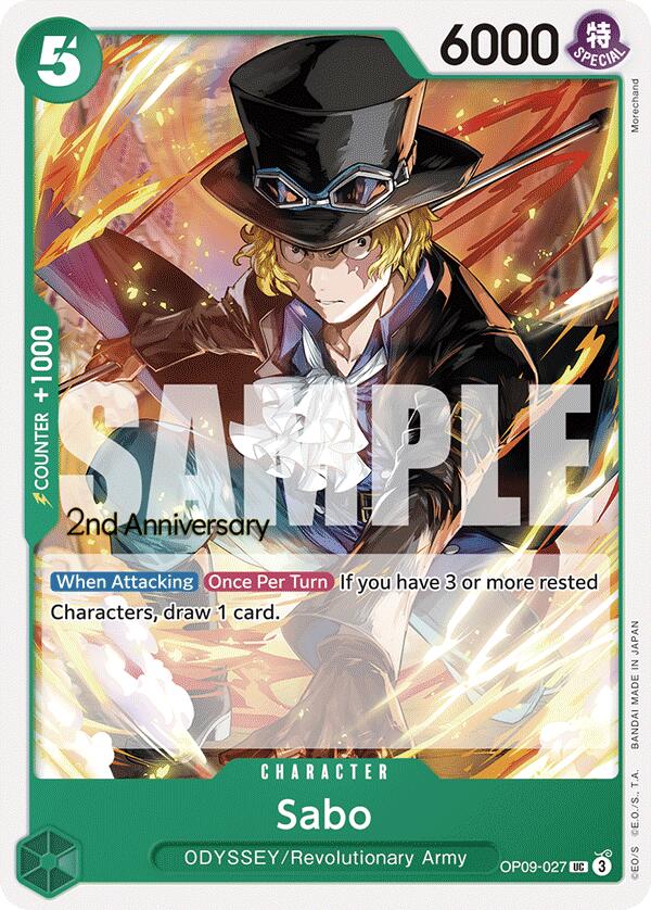 Sabo [Emperors in the New World: 2nd Anniversary Tournament Cards] | Galactic Gamez