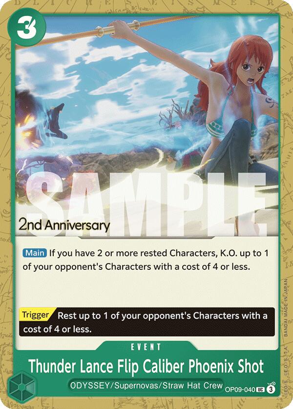 Thunder Lance Flip Caliber Phoenix Shot [Emperors in the New World: 2nd Anniversary Tournament Cards] | Galactic Gamez