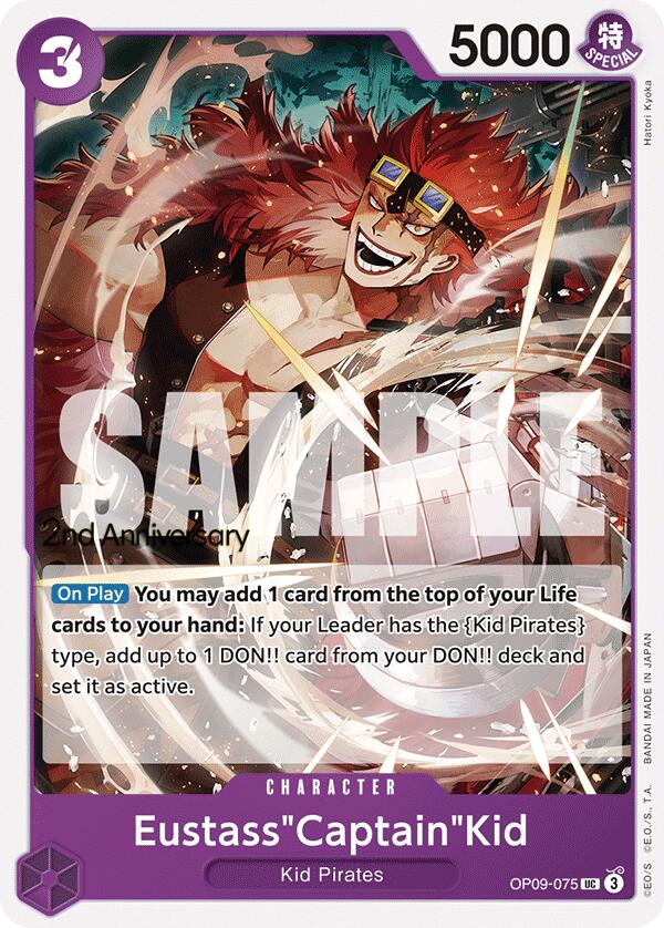 Eustass"Captain"Kid [Emperors in the New World: 2nd Anniversary Tournament Cards] | Galactic Gamez