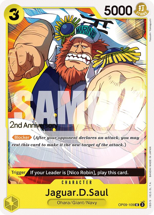 Jaguar.D.Saul [Emperors in the New World: 2nd Anniversary Tournament Cards] | Galactic Gamez