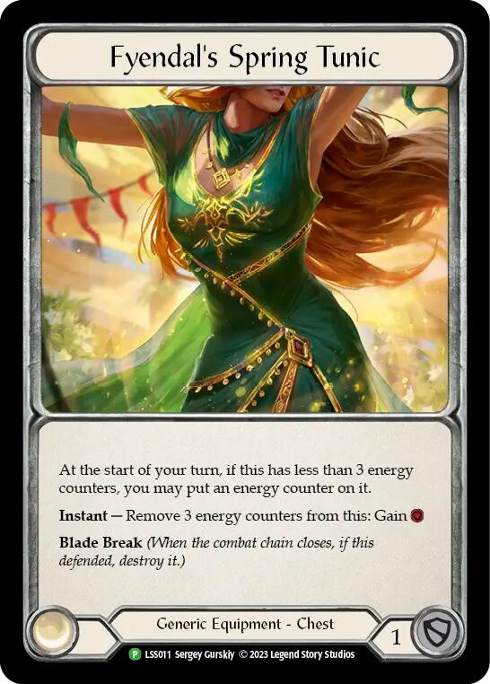 Fabric of Spring // Fyendal's Spring Tunic [LSS011] (Promo)  Cold Foil | Galactic Gamez