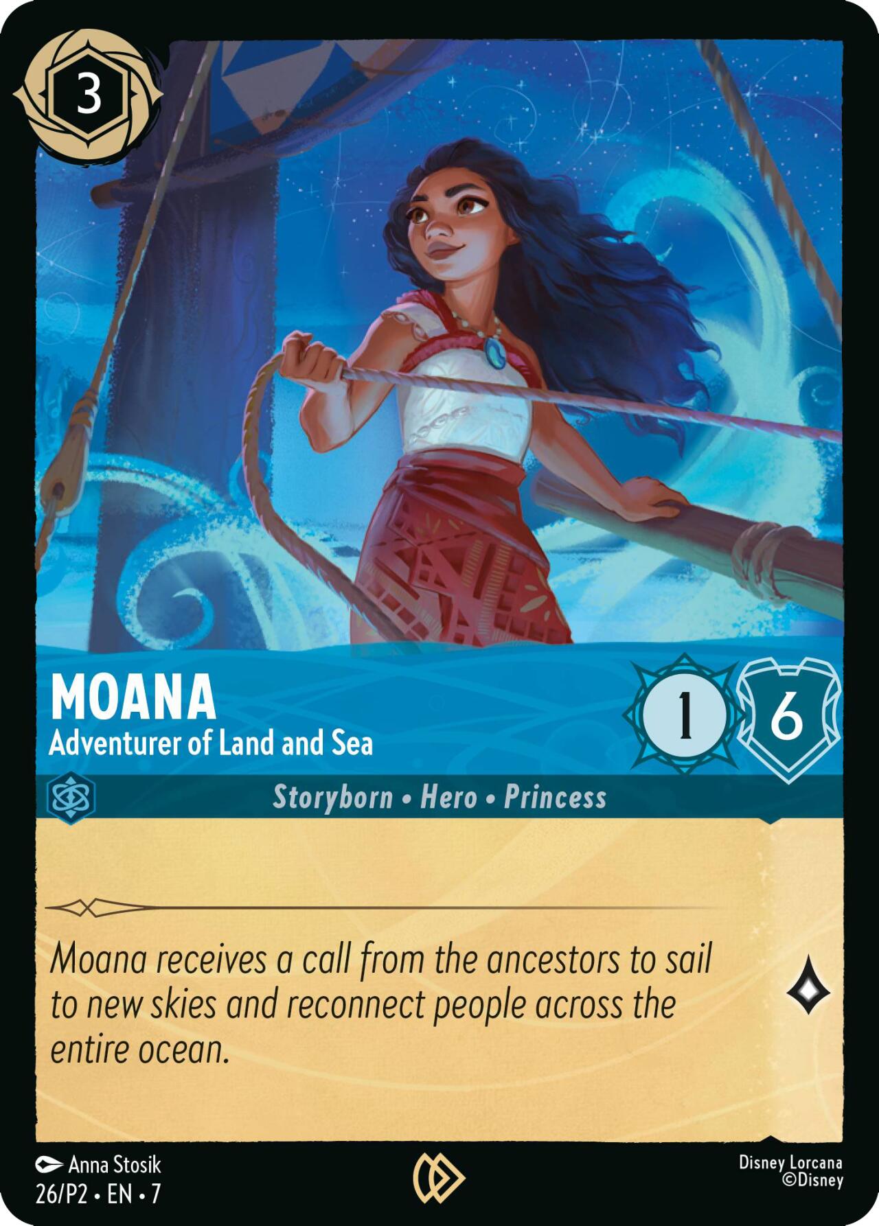 Moana - Adventurer of Land and Sea (26) [Promo Cards] | Galactic Gamez