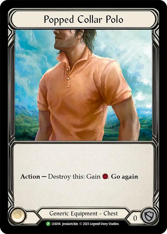 Popped Collar Polo [LSS016] (Promo)  Cold Foil | Galactic Gamez