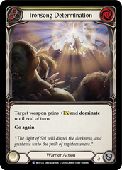 Ironsong Determination [U-WTR122] (Welcome to Rathe Unlimited)  Unlimited Rainbow Foil | Galactic Gamez