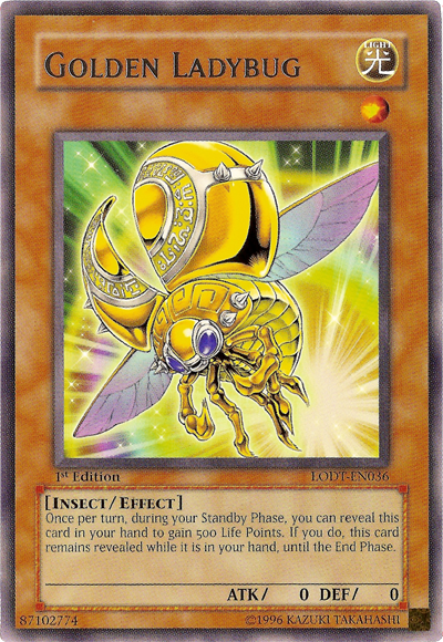 Golden Ladybug [LODT-EN036] Rare | Galactic Gamez